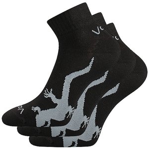 VOXX® ponožky Trinity černá 3 pár 35-38 EU 109636