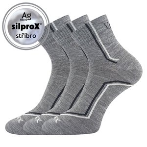 VOXX® ponožky Kroton světle šedá 3 pár 35-38 EU 101422