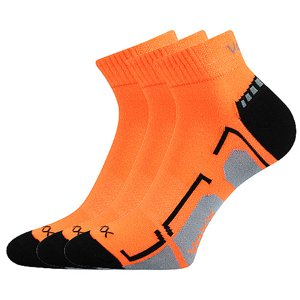 VOXX® ponožky Flashik neon oranžová 3 pár 30-34 EU 112841