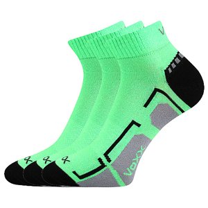 VOXX® ponožky Flashik neon zelená 3 pár 30-34 EU 112844
