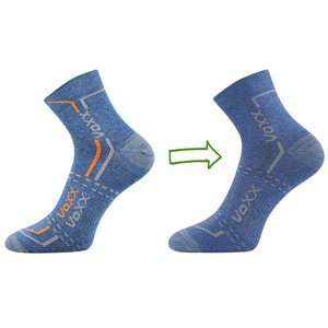 VOXX® ponožky Franz 03 jeans melé 3 pár 35-38 EU 113594