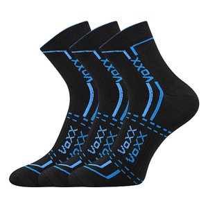 VOXX® ponožky Franz 03 černá 3 pár 35-38 EU 113593