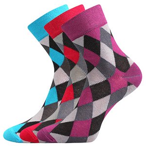 BOMA® ponožky Ivana 51 mix 3 pár 35-38 EU 114317