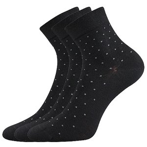 LONKA® ponožky Fiona černá 3 pár 35-38 EU 115147