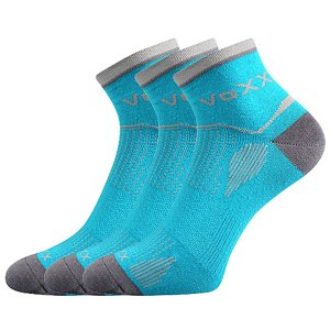 VOXX® ponožky Sirius tyrkys 3 pár 35-38 EU 114982