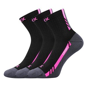 VOXX® ponožky Pius černá II 3 pár 35-38 EU 116422