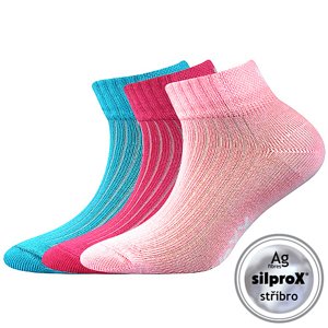 VOXX® ponožky Setra dětská mix A - holka 3 pár 16-19 EU 109699