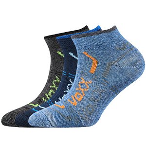 VOXX® ponožky Rexík 01 mix A - kluk 3 pár 20-24 EU 113634