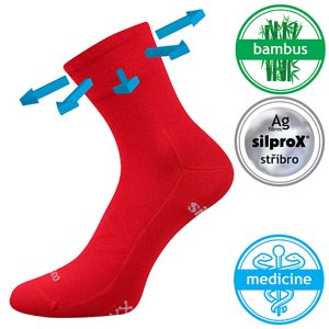 VOXX® ponožky Baeron červená 1 pár 35-38 EU 116370