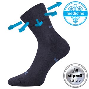VOXX® ponožky Enigma Medicine tmavě modrá 1 pár 35-38 EU 102436
