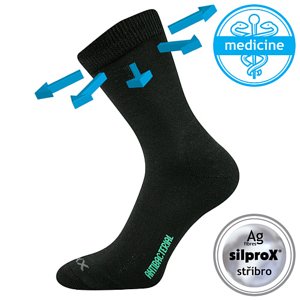 VOXX® ponožky Zeus zdrav. černá 1 pár 35-38 EU 103896