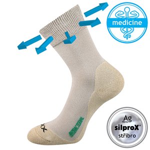 VOXX® ponožky Zeus zdrav. béžová 1 pár 35-38 EU 103894
