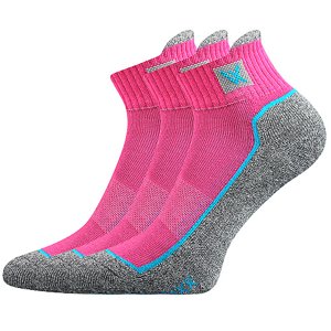 VOXX® ponožky Nesty 01 magenta 3 pár 35-38 EU 114683