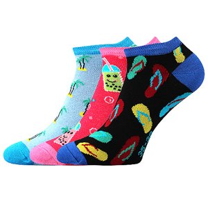 BOMA® ponožky Piki 64 mix A 3 pár 35-38 EU 117143