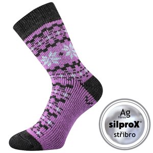 VOXX® ponožky Trondelag fialová 1 pár 35-38 EU 117180