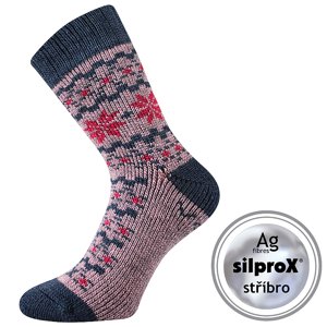 VOXX® ponožky Trondelag starorůžová 1 pár 35-38 EU 117181
