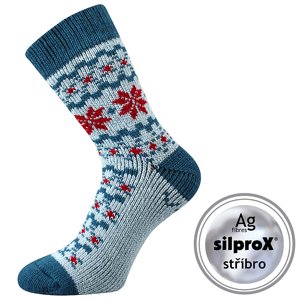 VOXX® ponožky Trondelag azurová 1 pár 35-38 EU 117182