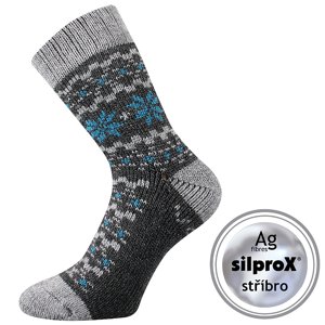 VOXX® ponožky Trondelag antracit melé 1 pár 35-38 EU 117187