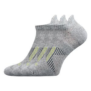 VOXX® ponožky Patriot A světle šedá melé 3 pár 35-38 EU 110972