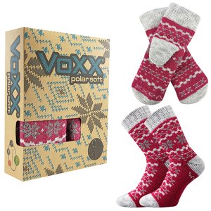 VOXX® ponožky Trondelag set magenta 1 ks 35-38 EU 117512