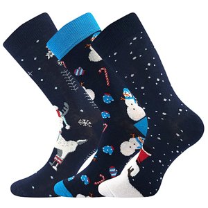 BOMA® ponožky Vánoční mix D 3 pár 39-42 118124