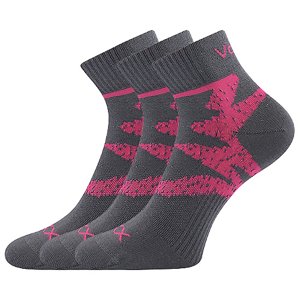VOXX® ponožky Franz 05 šedá 3 pár 35-38 EU 118182
