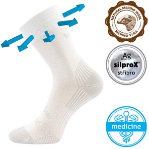 VOXX® ponožky Optimus bílá 1 pár 35-38 EU 117763