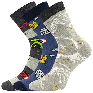 BOMA® ponožky Sibiř dětská 07 mix A - kluk 3 pár 20-24 EU 117920
