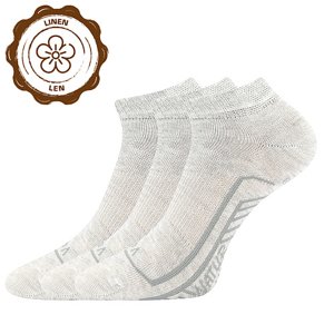 VOXX® ponožky Linemus režná melé 3 pár 35-38 EU 118848