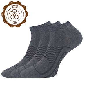 VOXX® ponožky Linemus antracit melé 3 pár 35-38 EU 118850