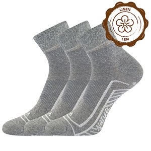 VOXX® ponožky Linemum šedá melé 3 pár 35-38 EU 118840