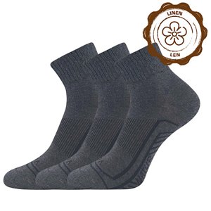 VOXX® ponožky Linemum antracit melé 3 pár 35-38 EU 118841