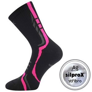VOXX® ponožky Thorx černá-růžová 1 pár 35-38 EU 118256