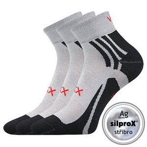 VOXX® ponožky Abra sv.šedá 3 pár 35-38 EU 112272
