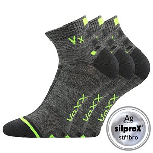 VOXX® ponožky Mayor silproX sv.šedá 3 pár 35-38 EU 101561