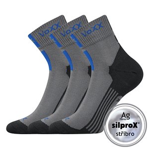 VOXX® ponožky Mostan silproX sv.šedá 3 pár 35-38 EU 110682