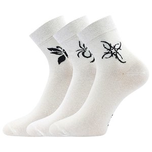 BOMA® ponožky Tatoo mix-bílá 3 pár 35-38 EU 102114