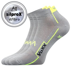 VOXX® ponožky Kato sv.šedá 3 pár 35-38 EU 112257