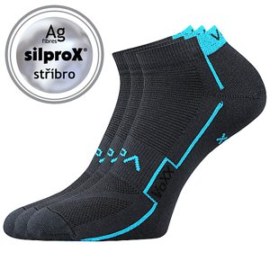 VOXX® ponožky Kato tm.šedá 3 pár 35-38 EU 112259