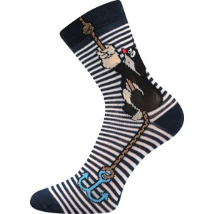 BOMA® ponožky Krtek kotva-modrá 1 pár 20-24 EU 116632