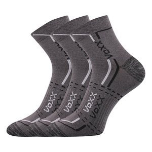 VOXX® ponožky Franz 03 tm.šedá 3 pár 35-38 EU 113597