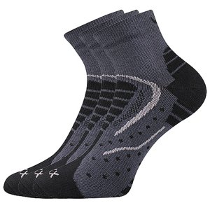 VOXX® ponožky Dexter I tm.šedá 3 pár 35-38 EU 116441