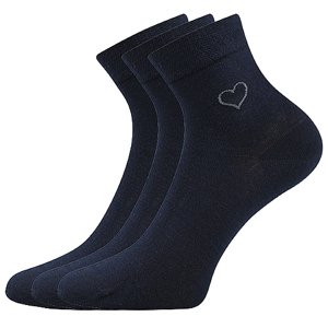 LONKA® ponožky Filiona tm.modrá 3 pár 35-38 EU 116332