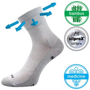 VOXX® ponožky Baeron sv.šedá 1 pár 35-38 EU 116364