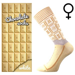 LONKA® ponožky Chocolate white 1 ks 38-41 116916