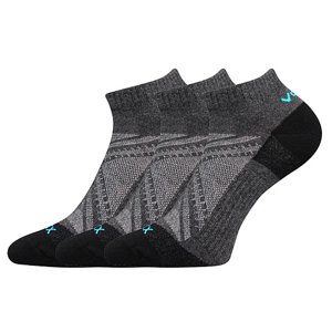 VOXX® ponožky Rex 15 tm.šedá melé 3 pár 35-38 117275