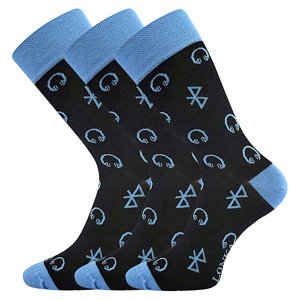 LONKA® ponožky Woodoo 17/bluetooth 3 pár 43-46 117704