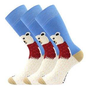 LONKA® ponožky Frooloo 04/medvěd 1 pár 35-38 EU 117743