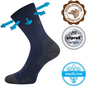 VOXX® ponožky Optimus tm.modrá 1 pár 35-38 EU 117764