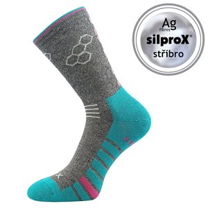 VOXX® ponožky Virgo tm.šedá melé 1 pár 35-38 EU 117216